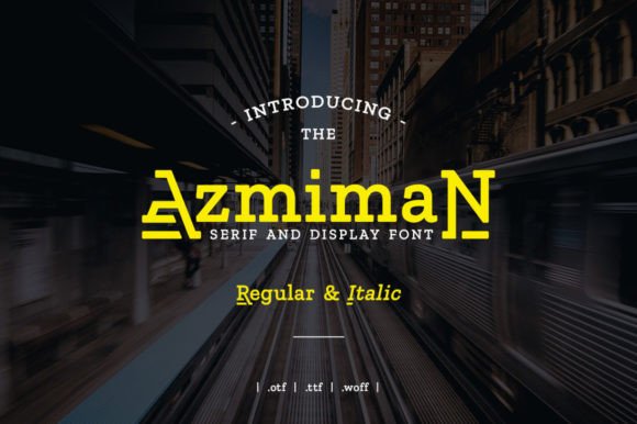 Azmiman: A Modern Serif for Bold, Versatile Design