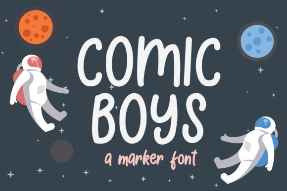 Comic Boys: A Display Font That Captures Playful Authenticity