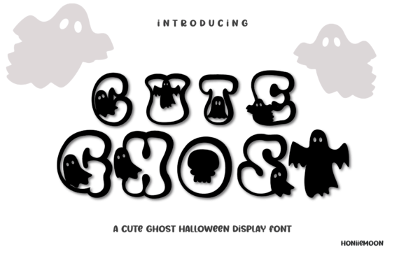 Cute Ghost: A Fun Display Font for Creative Projects
