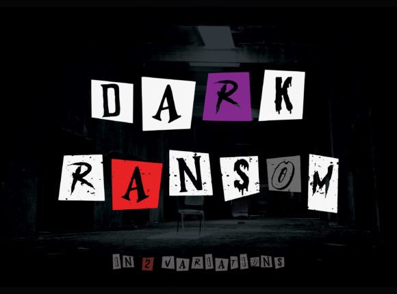 Dark Ransom: A Typeface That Captures the Halloween Spirit