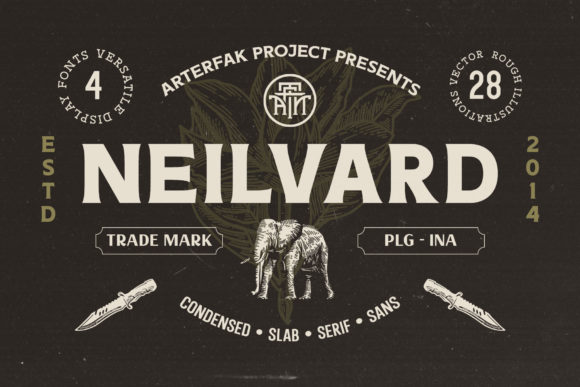 Discovering Neilvard: A Clean Typeface for Modern Creators