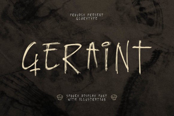 Geraint: A Thin, Spooky Display Font for Creative Projects