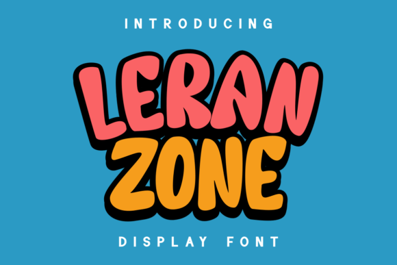 Leran Zone: A Joyful Typeface for Vibrant Designs