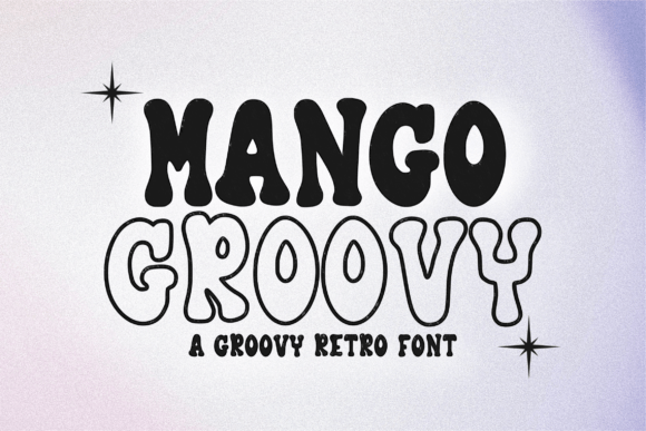 Mango Groovy: A Fun Retro-Style Display Font for Creative Projects