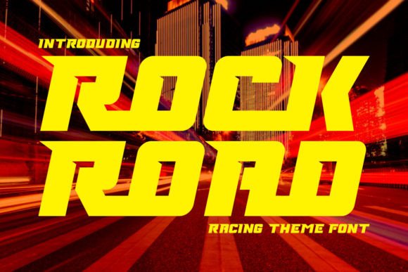 Rock Road: A High-Impact Display Font for Bold Designs